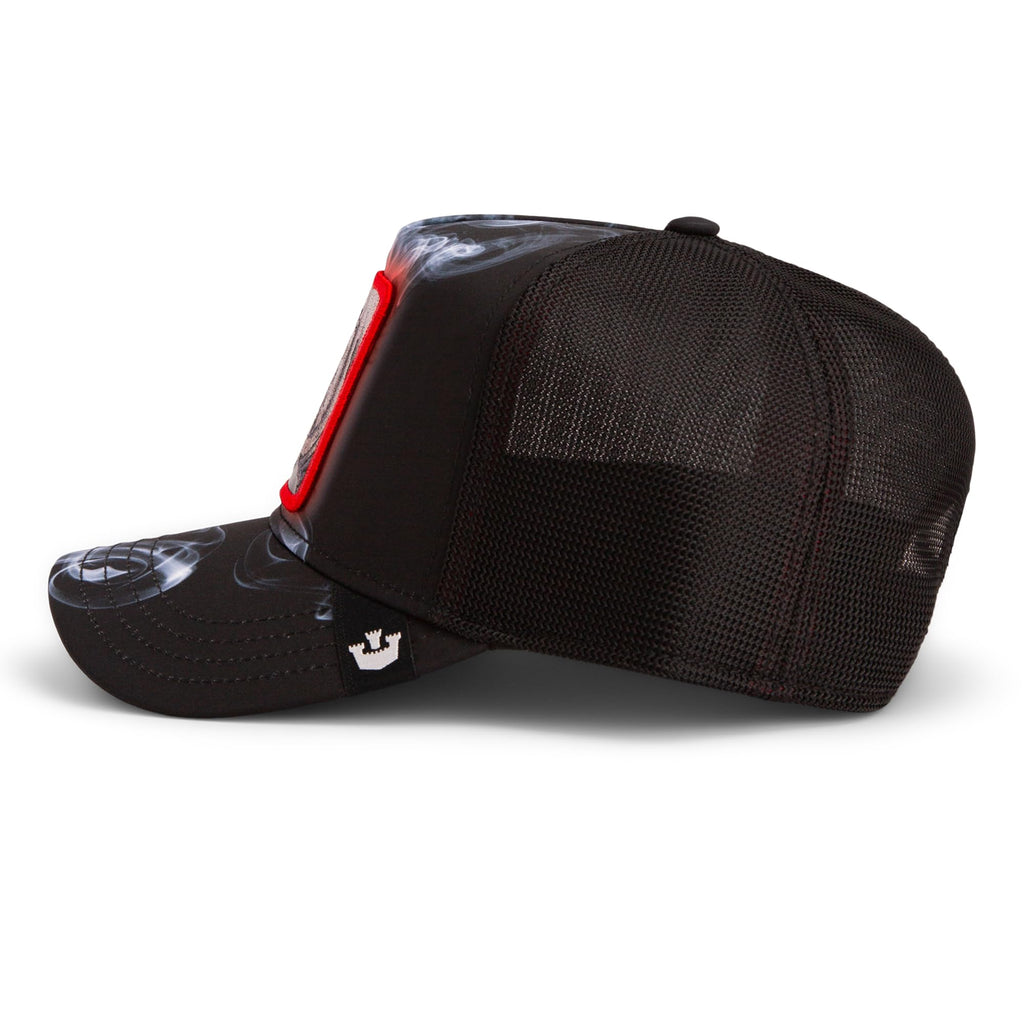 Goorin Bros. Neon Noir Collection Trucker Hat for Men and Women, Black (Deep Cover), One Size