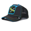 Goorin Bros. The Farm Drip Collection Unisex Adjustable Trucker Hat, Black (BBUZZZEDD), One Size