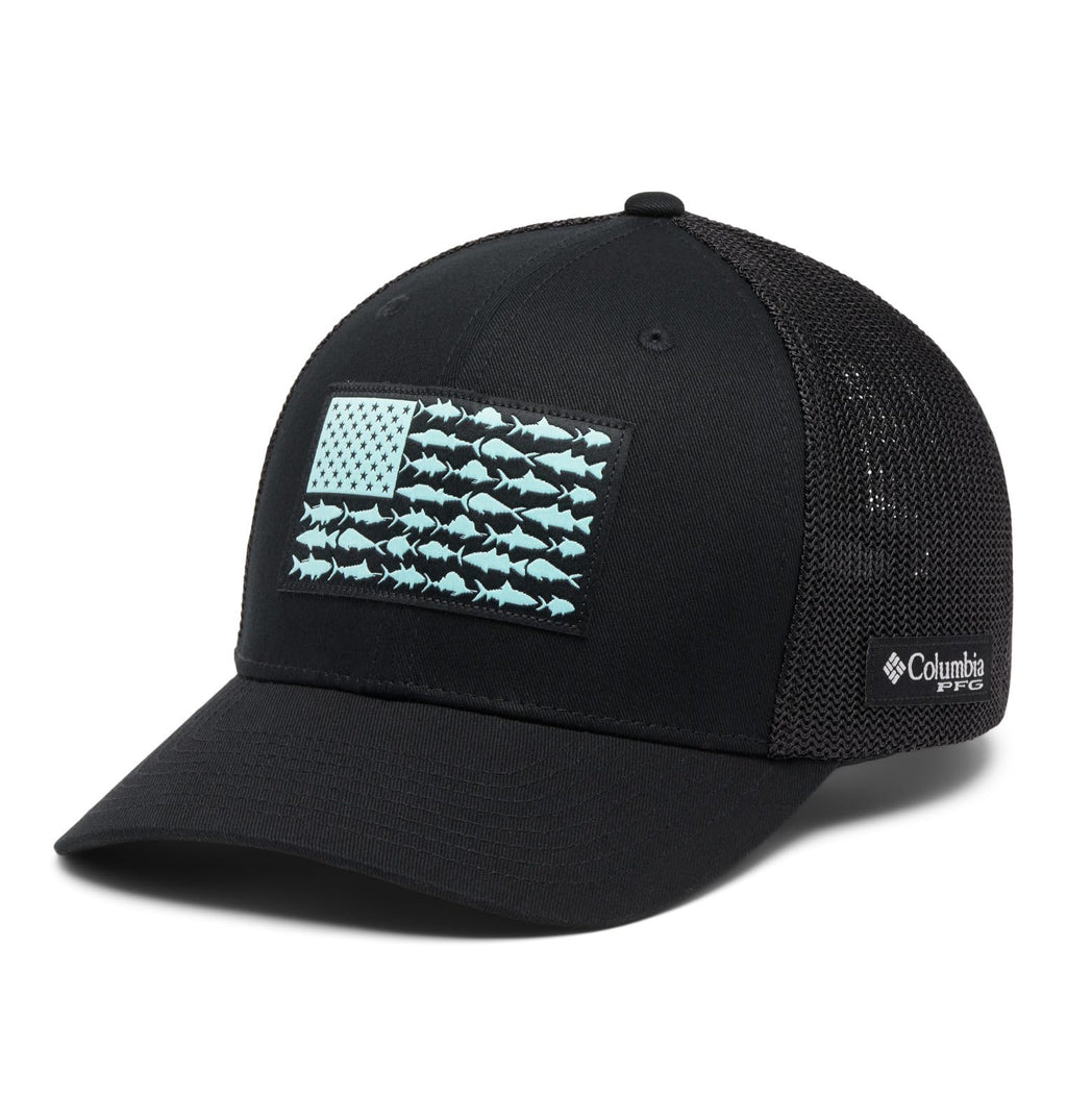 Columbia Unisex PFG Fish Flag Mesh Ball Cap