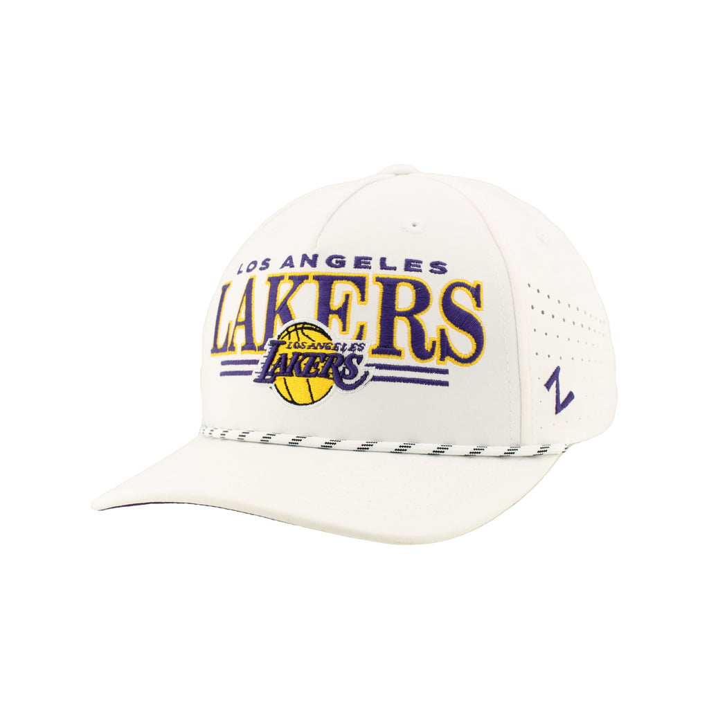 ZHATS NBA Unisex-Adult NBA Officially Licensed Rope Hat Snapback Performance Regalia White