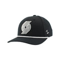 ZHATS NBA Unisex-Adult NBA Officially Licensed Rope Hat Snapback Backspin Contrast Black