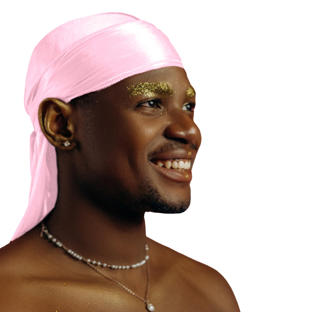 1 Pack Silk Durag for Men and Women Gift Set, Silky Satin Do Rag