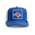 Goorin Lionfish Heat Trucker Hat for Men and Women, Royal Blue, One Size, Unisex
