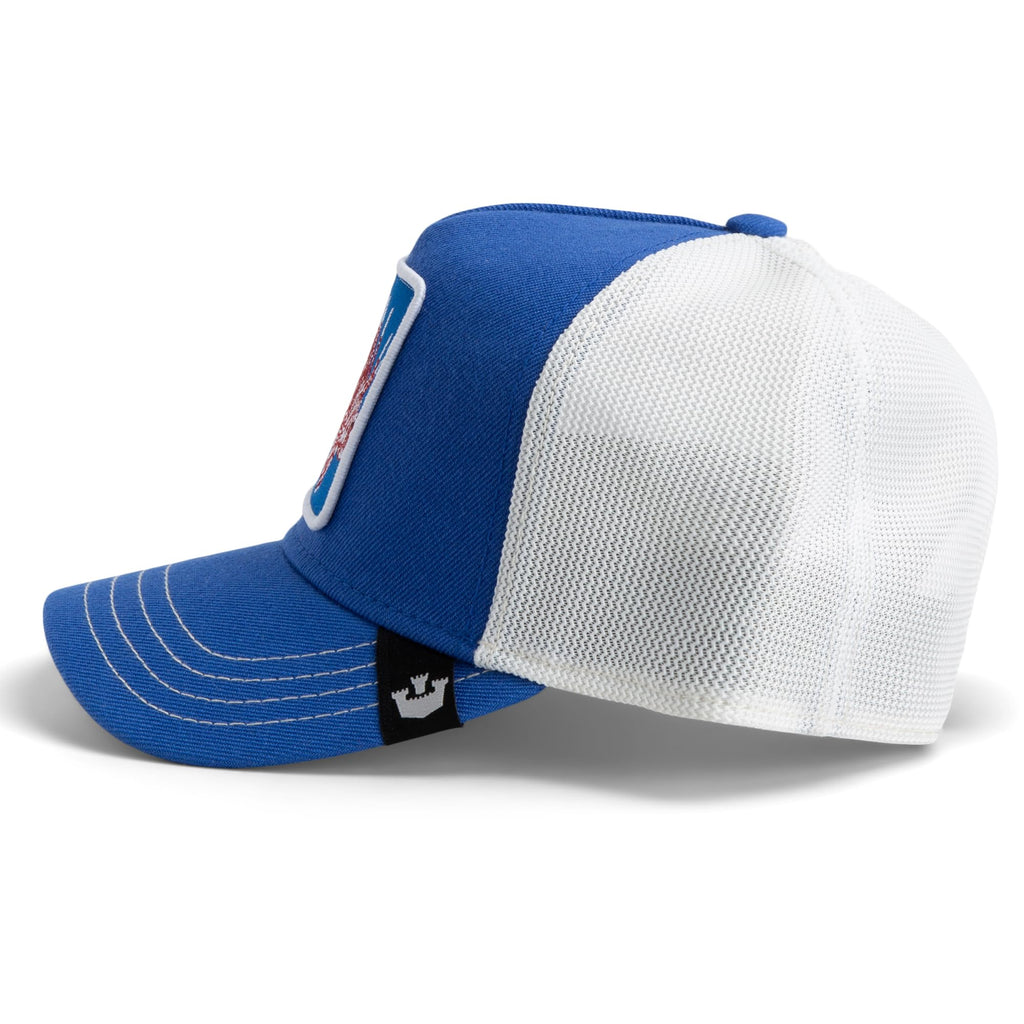 Goorin Lionfish Heat Trucker Hat for Men and Women, Royal Blue, One Size, Unisex