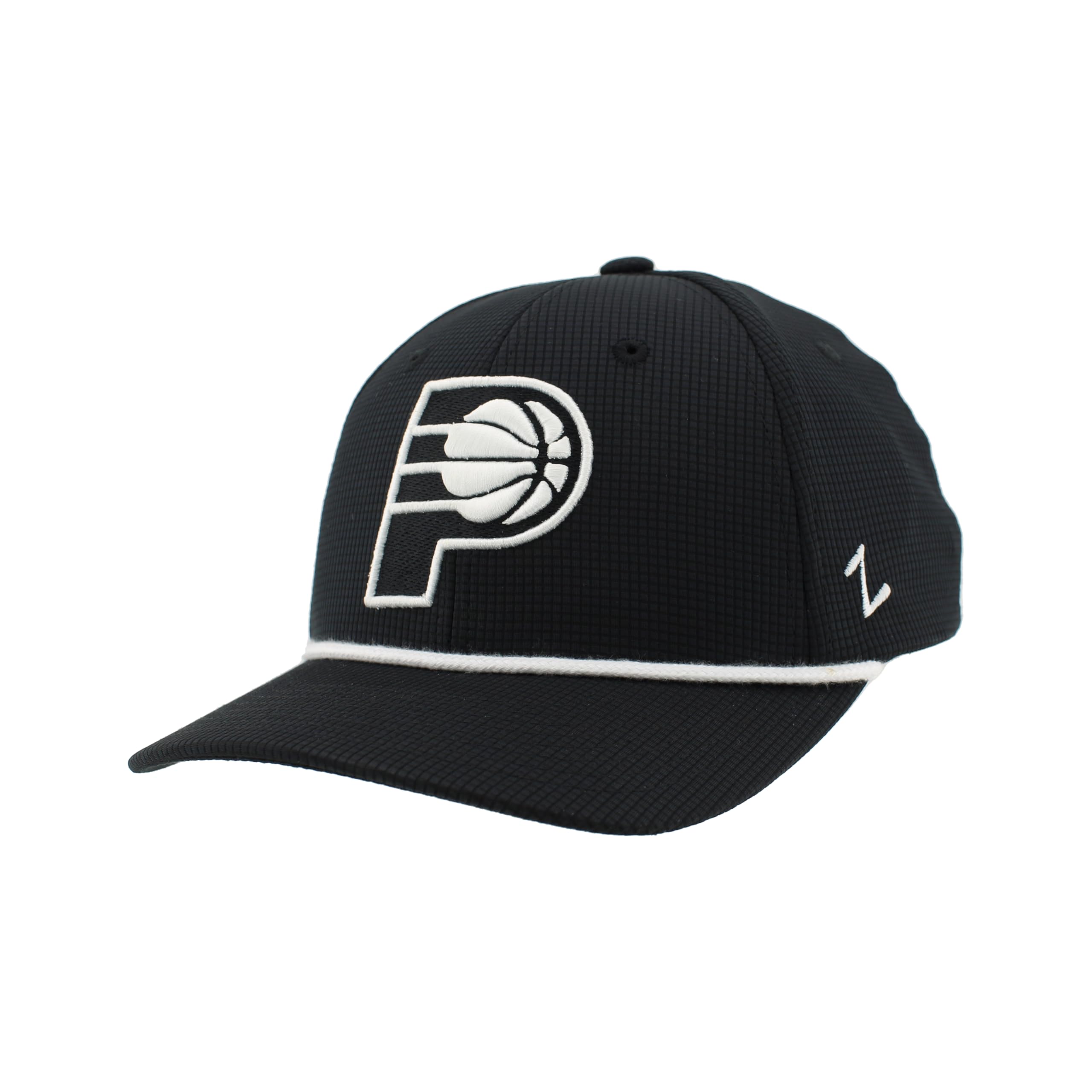 ZHATS NBA Unisex-Adult NBA Officially Licensed Rope Hat Snapback Backspin Contrast Black