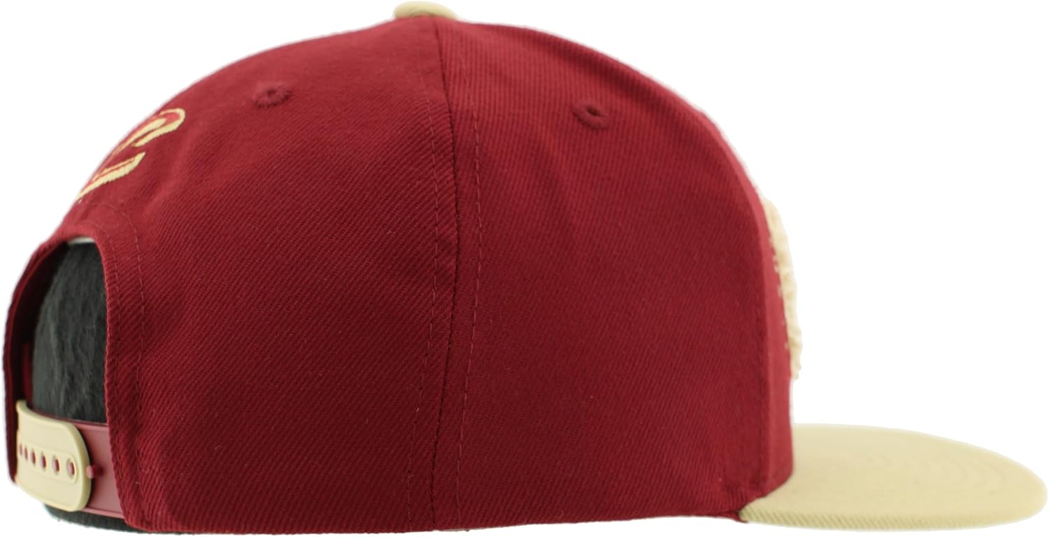 ZHATS NBA Unisex-Adult NBA Officially Licensed Adjustable Snapback Hat Flat Bill Z11 Retro Chenille