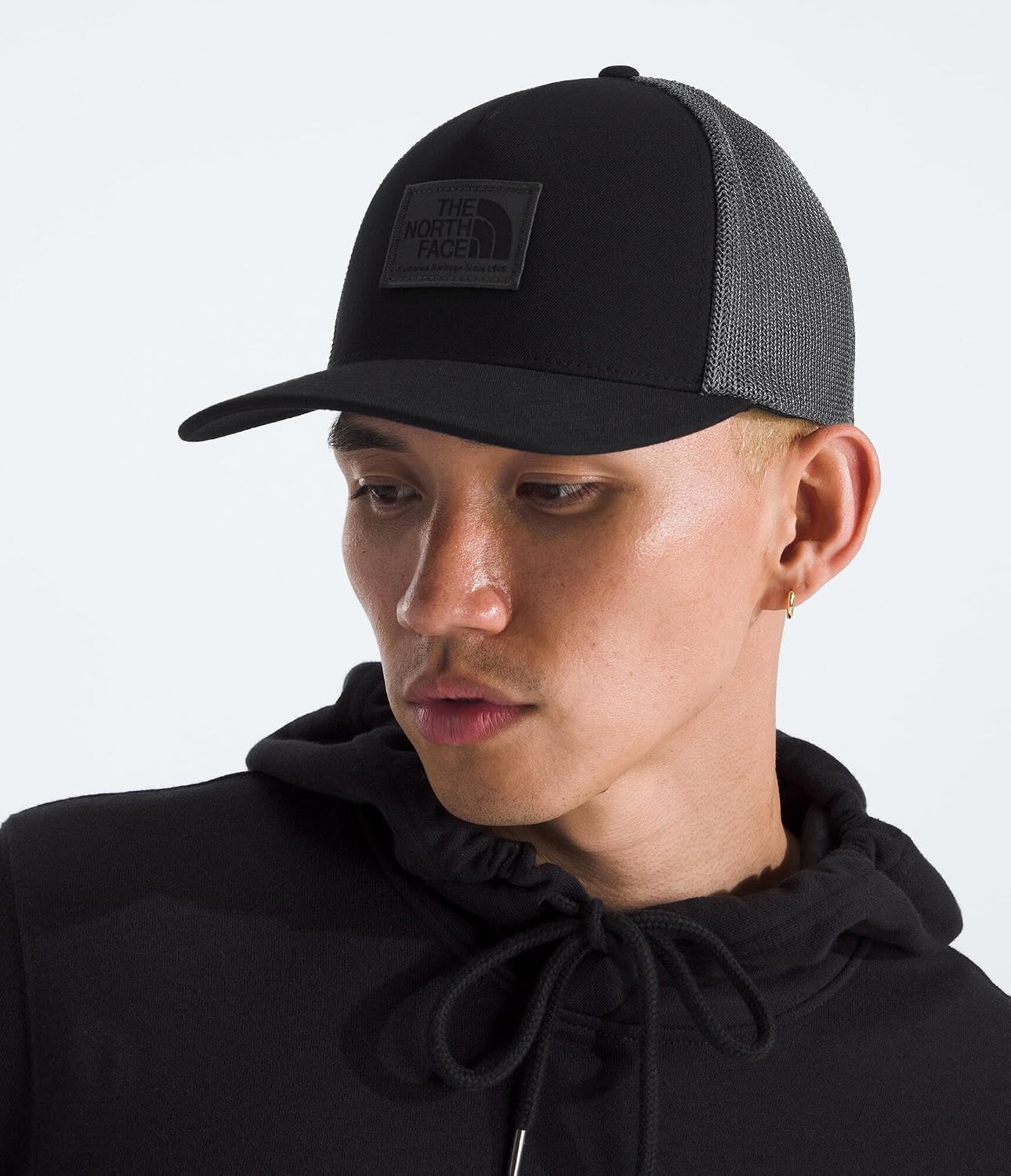 THE NORTH FACE Keep It Patched Trucker | Deep Fit Snapback Hat for Men & Women With Breathable Mesh Panels