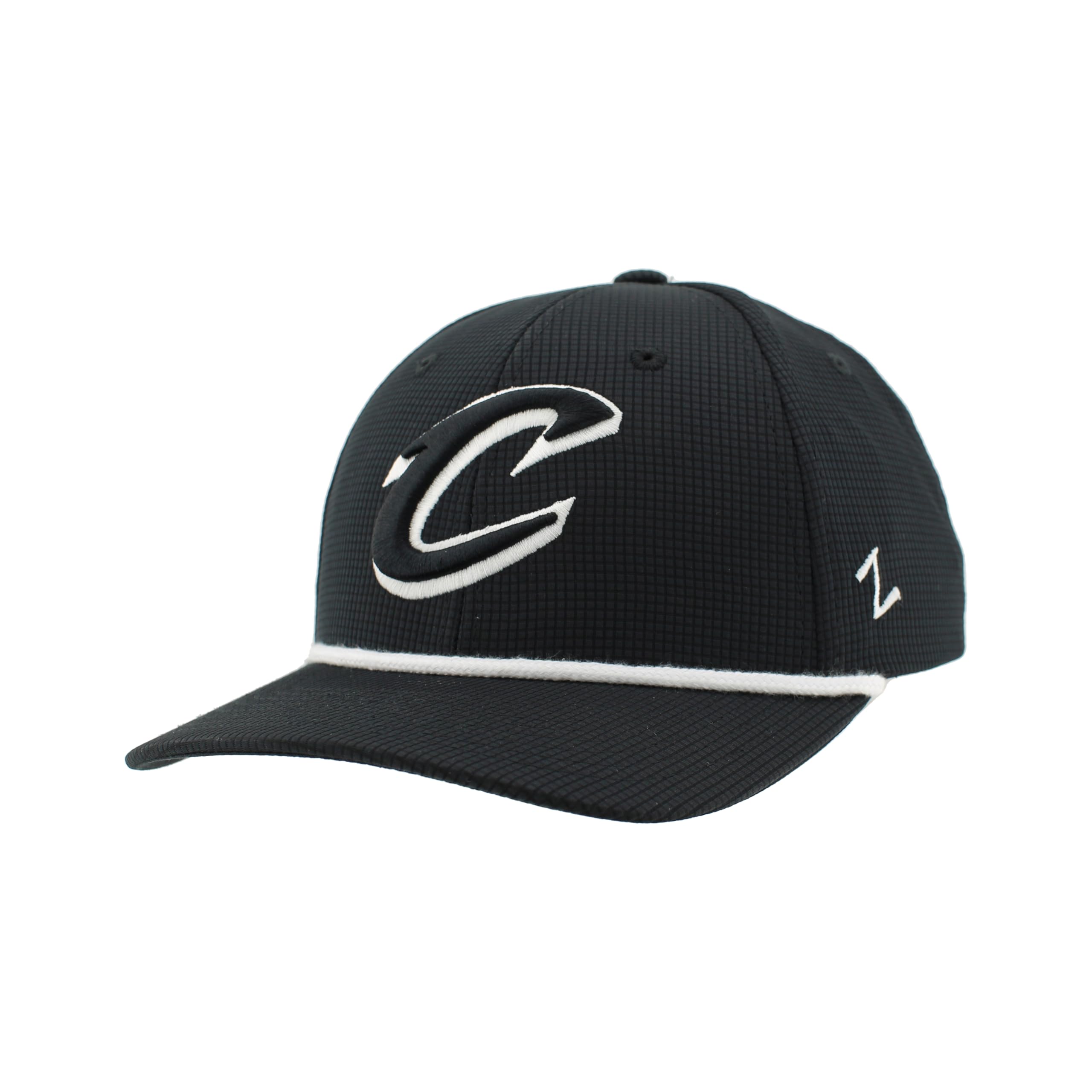 ZHATS NBA Unisex-Adult NBA Officially Licensed Rope Hat Snapback Backspin Contrast Black