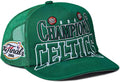 Mitchell & Ness Boston Celtics 2008 NBA Finals Champions Foam Front Trucker Cap, Adjustable Hat Green