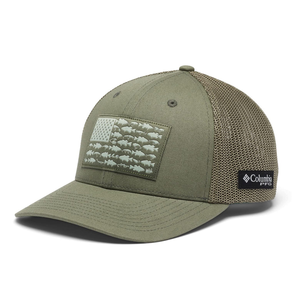 Columbia Unisex PFG Fish Flag Mesh Ball Cap