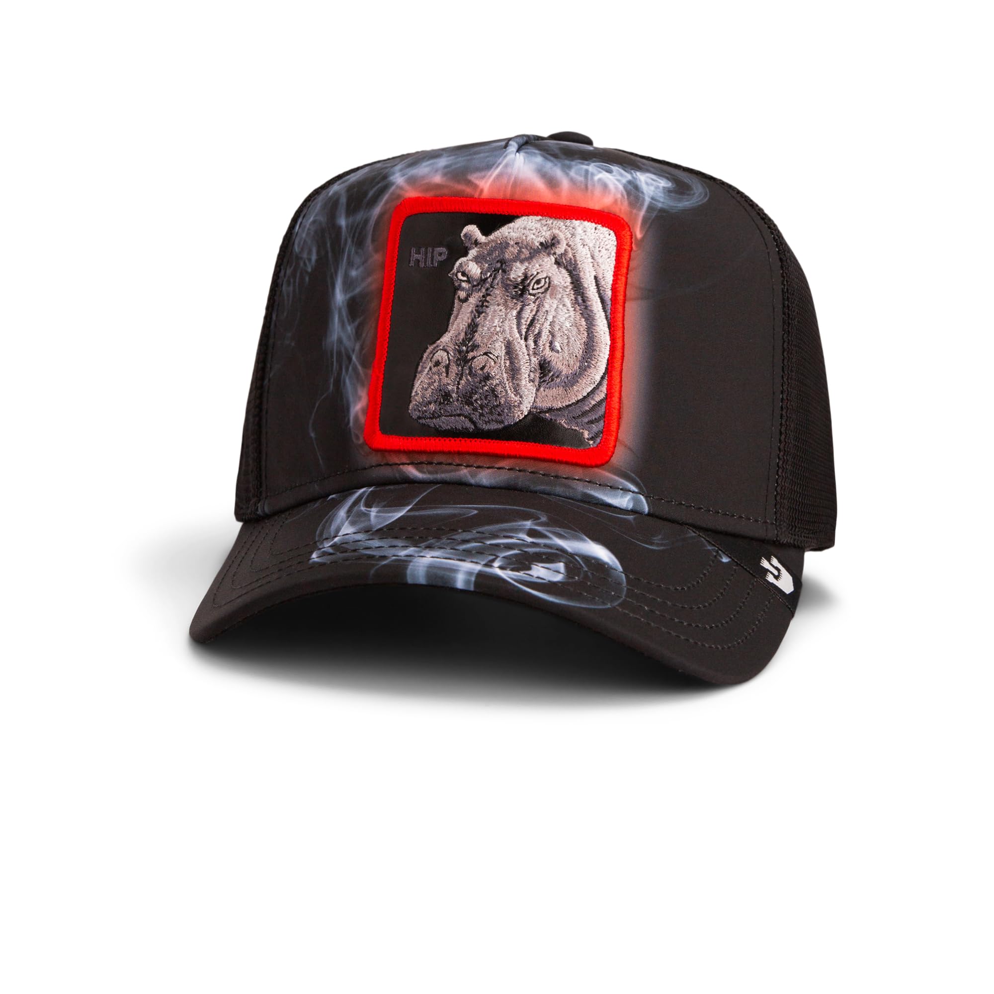 Goorin Bros. Neon Noir Collection Trucker Hat for Men and Women, Black (Deep Cover), One Size