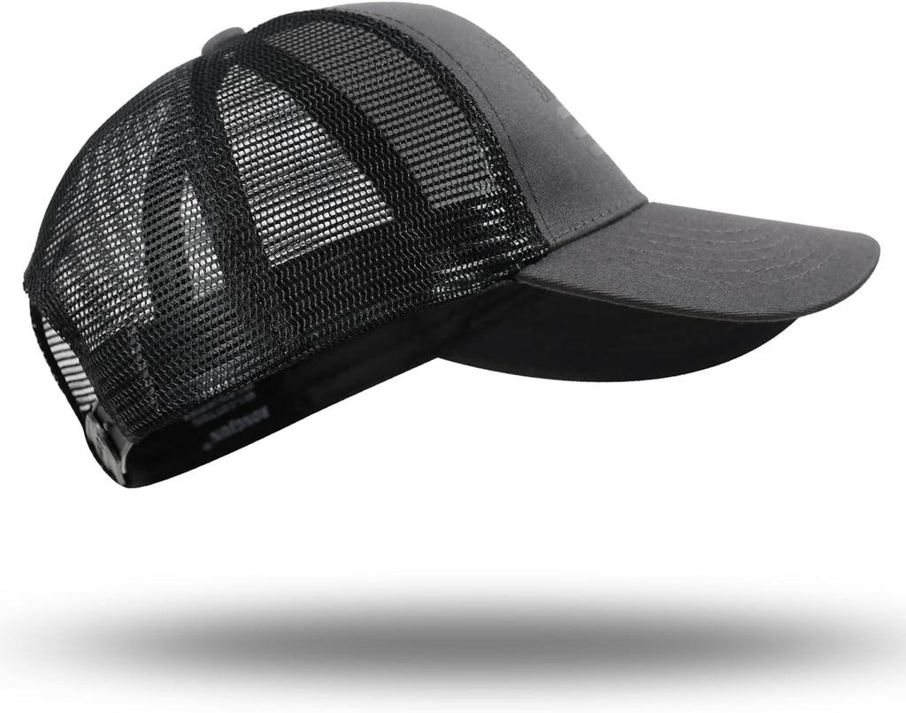 American Flag Trucker Hat - Snapback Hat, Baseball Cap for Men Women - Breathable Mesh Side, Adjustable Fit - for Casual Wear