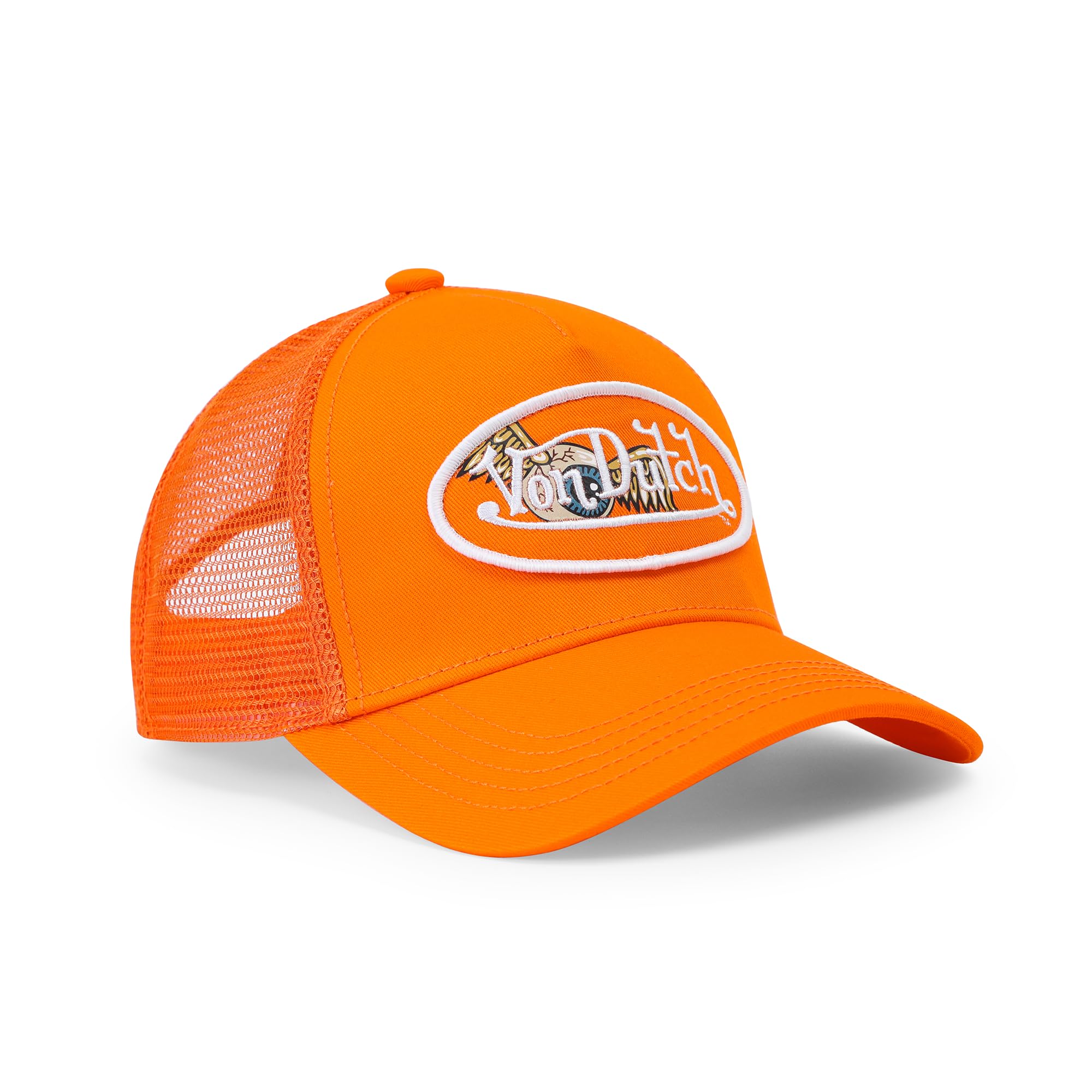 Von Dutch Kids Trucker Hat Jax Collection | Adjustable Mesh Snapback with Logo & Front Designs | One Size Fits Most Kids