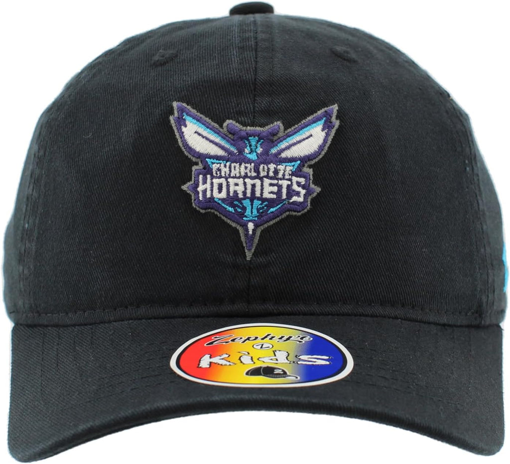 ZHATS NBA Unisex Kids NBA Officially Licensed Youth Adjustable Hat Scholarship Icon Black