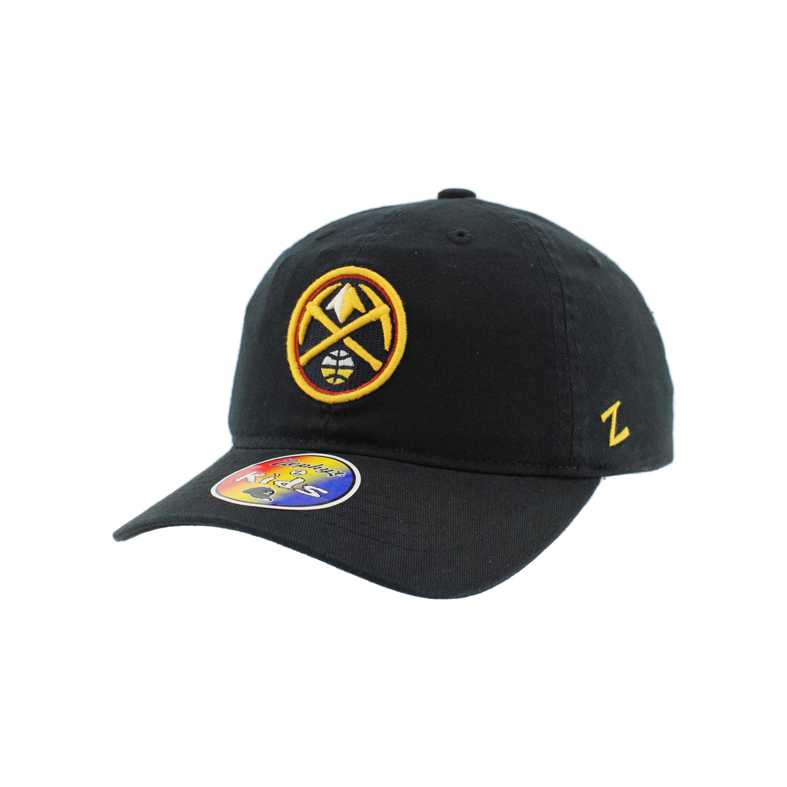 ZHATS NBA Unisex Kids NBA Officially Licensed Youth Adjustable Hat Scholarship Icon Black