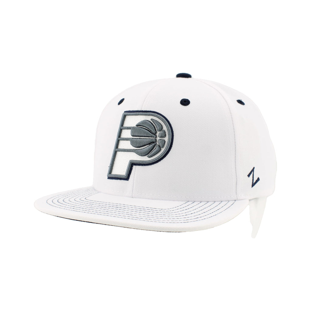 ZHATS NBA Unisex-Adult NBA Officially Licensed Adjustable Snapback Hat Flat Bill Z11 Pop White