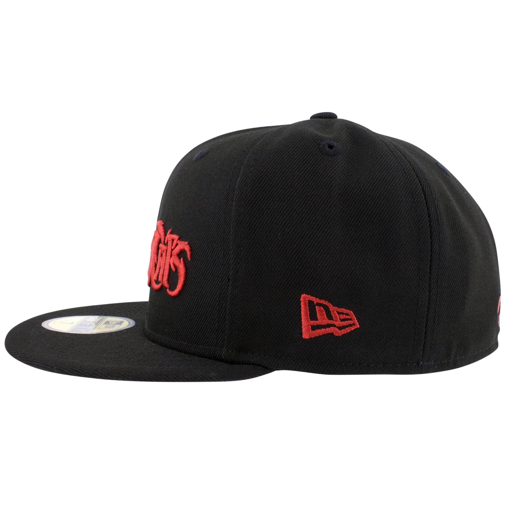 New Era Thundercats Logo 59Fifty Fitted Hat (US, Numeric, 7 7/8, Black)