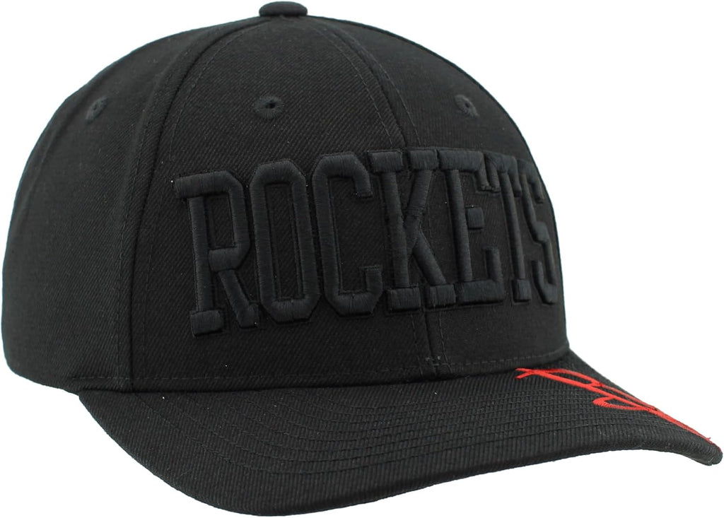 ZHATS NBA Unisex-Adult NBA Officially Licensed Adjustable Snapback Hat Contender Black