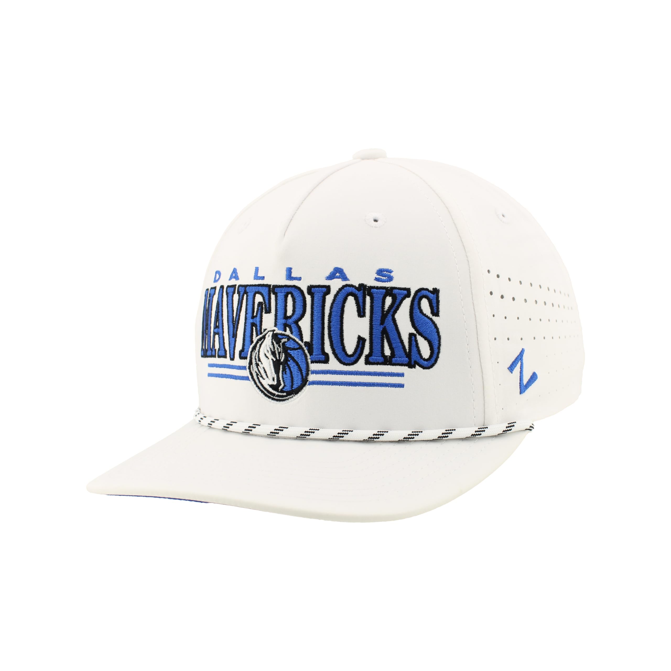 ZHATS NBA Unisex-Adult NBA Officially Licensed Rope Hat Snapback Performance Regalia White