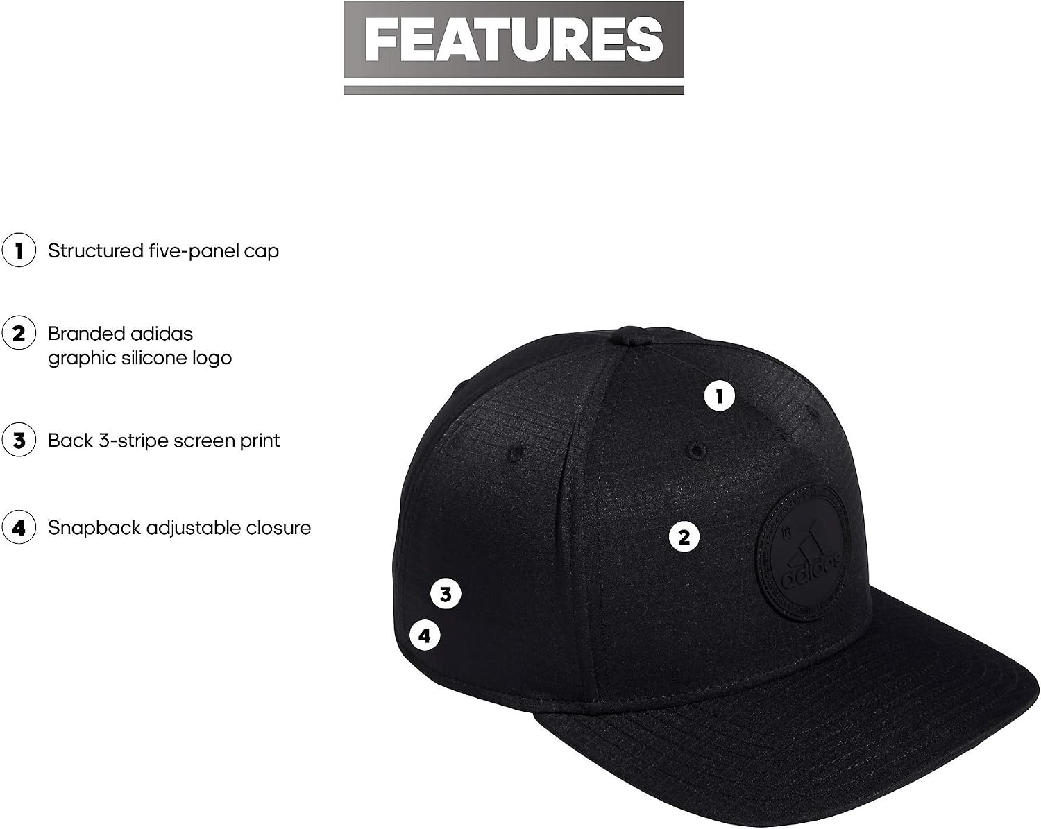 Affiliate 2 High Crown Structured Snapback Cap