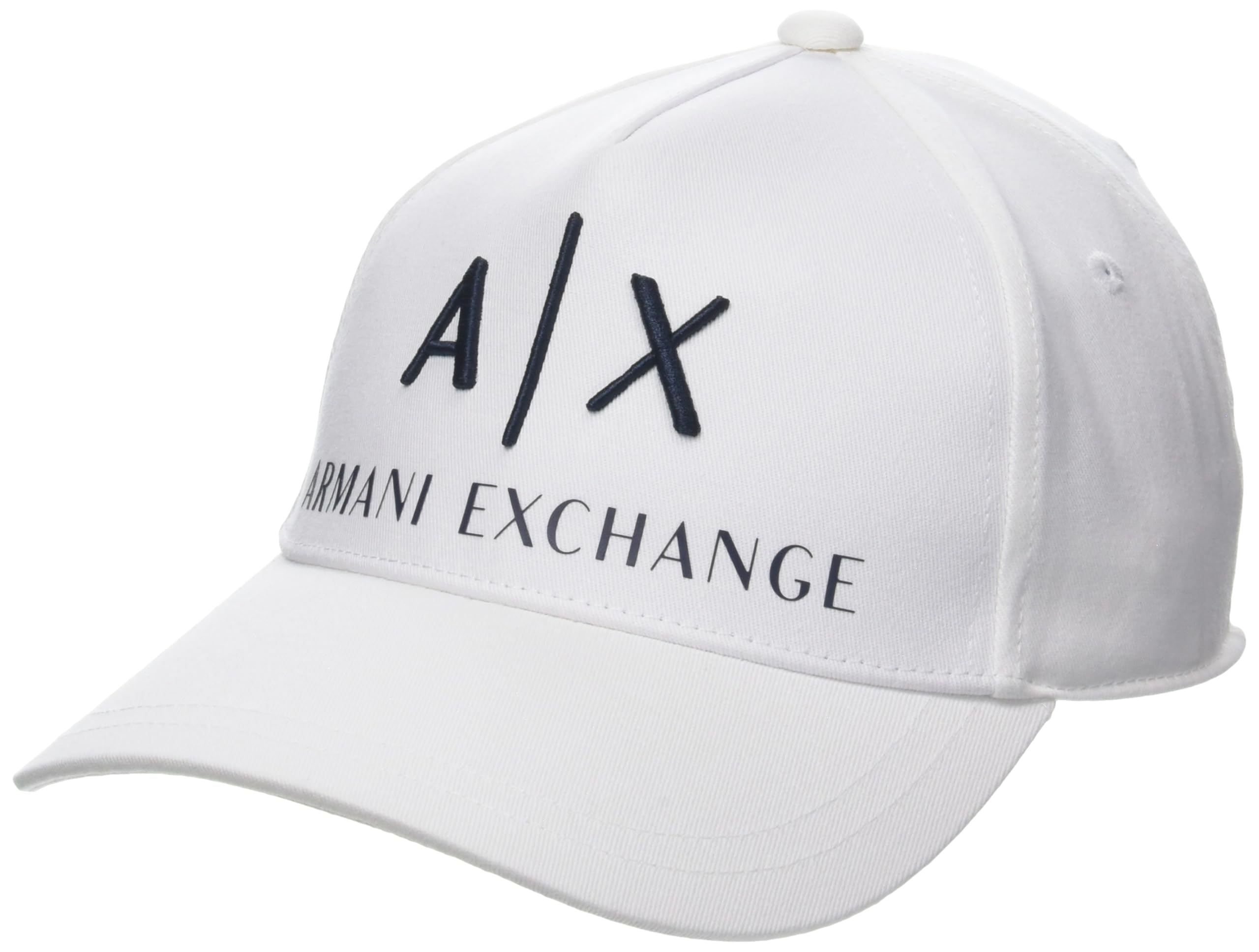 Armani Exchange Mens Corporate Logo Baseball Hat