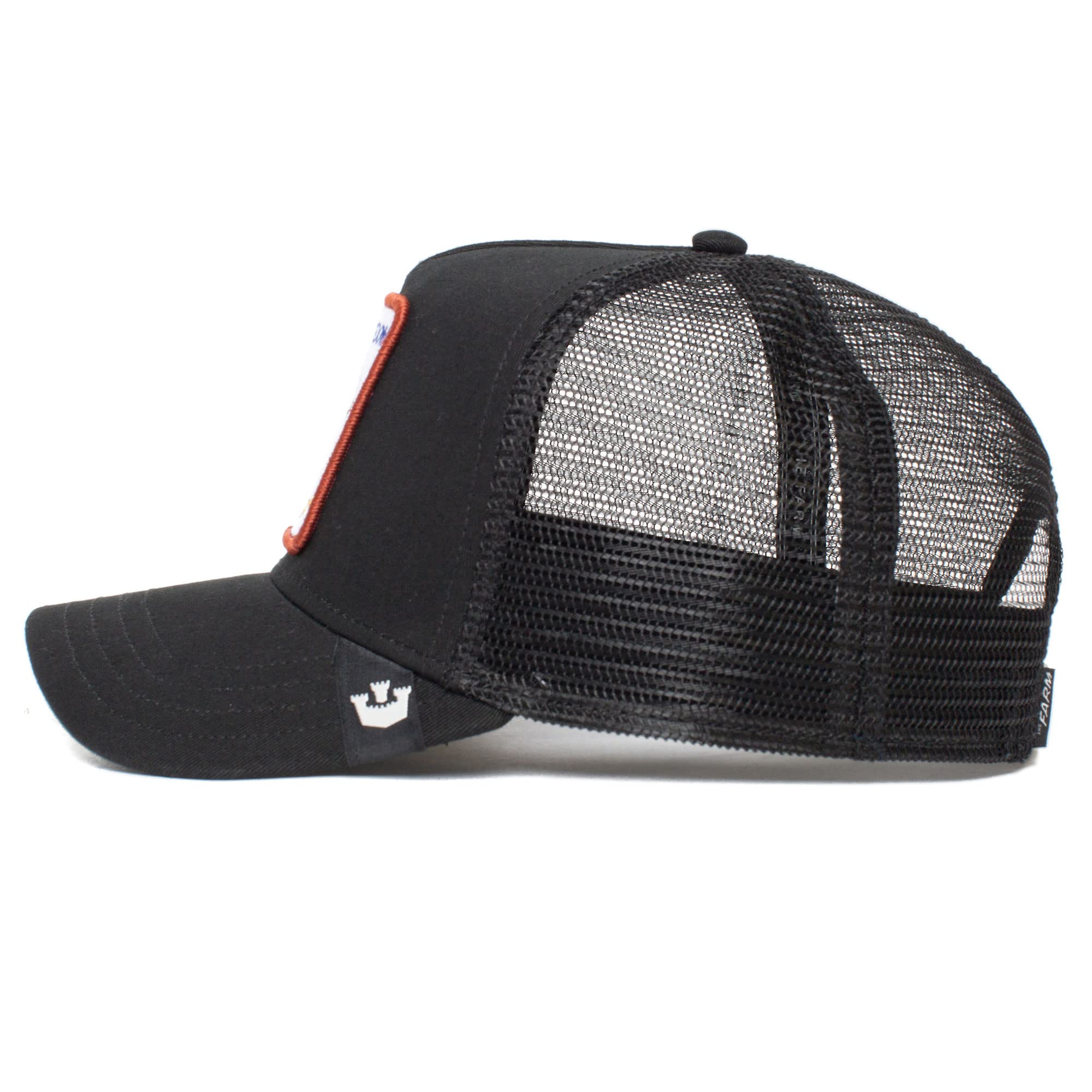 Goorin Bros. The Farm Unisex Original Adjustable Snapback Trucker Hat, Black (The Freedom Eagle), One Size