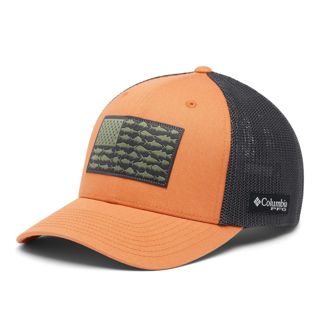 Columbia Unisex PFG Fish Flag Mesh Ball Cap