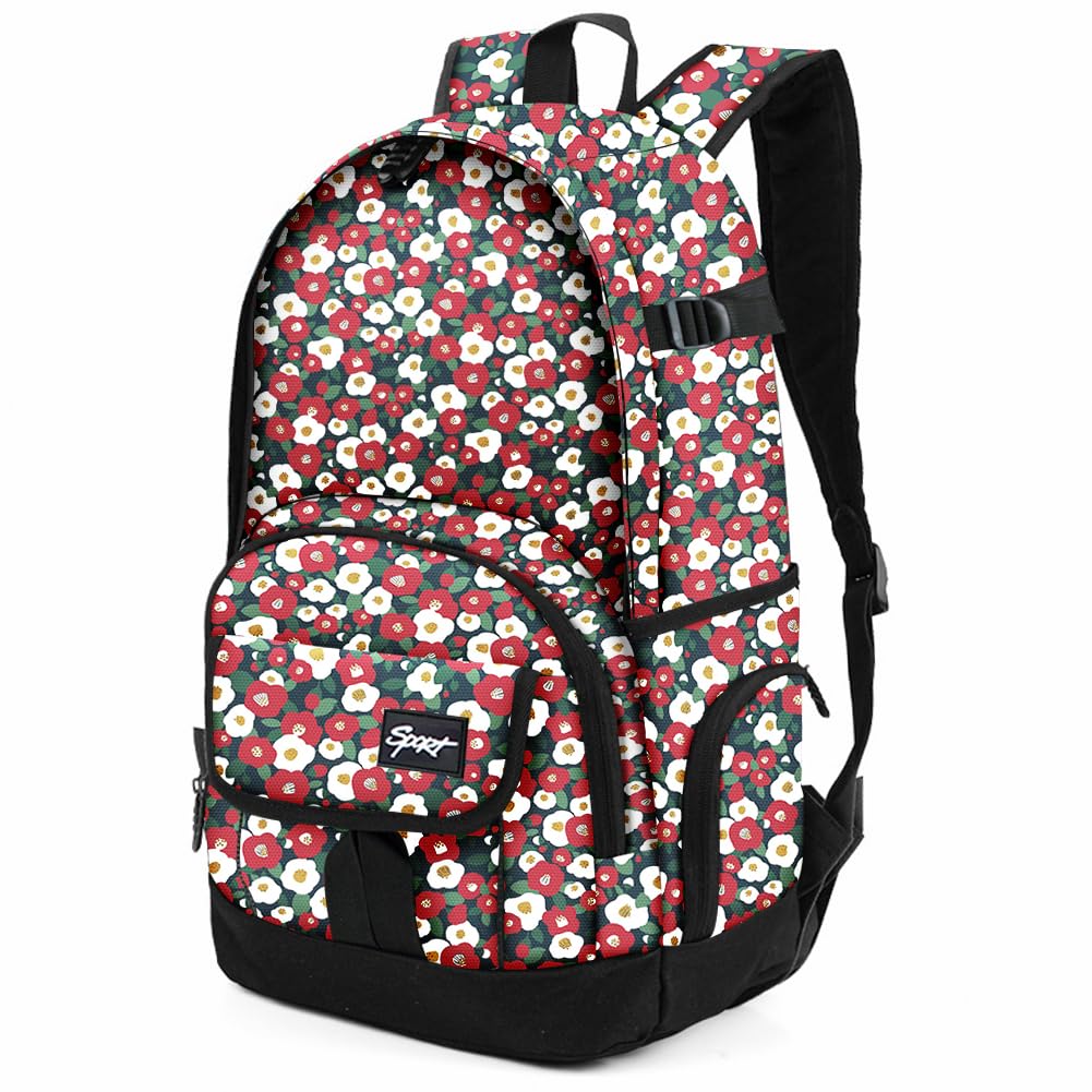rickyh style School Backpack Travel Bag for Men & Women Lightweight College Back Pack with Laptop Compartmen