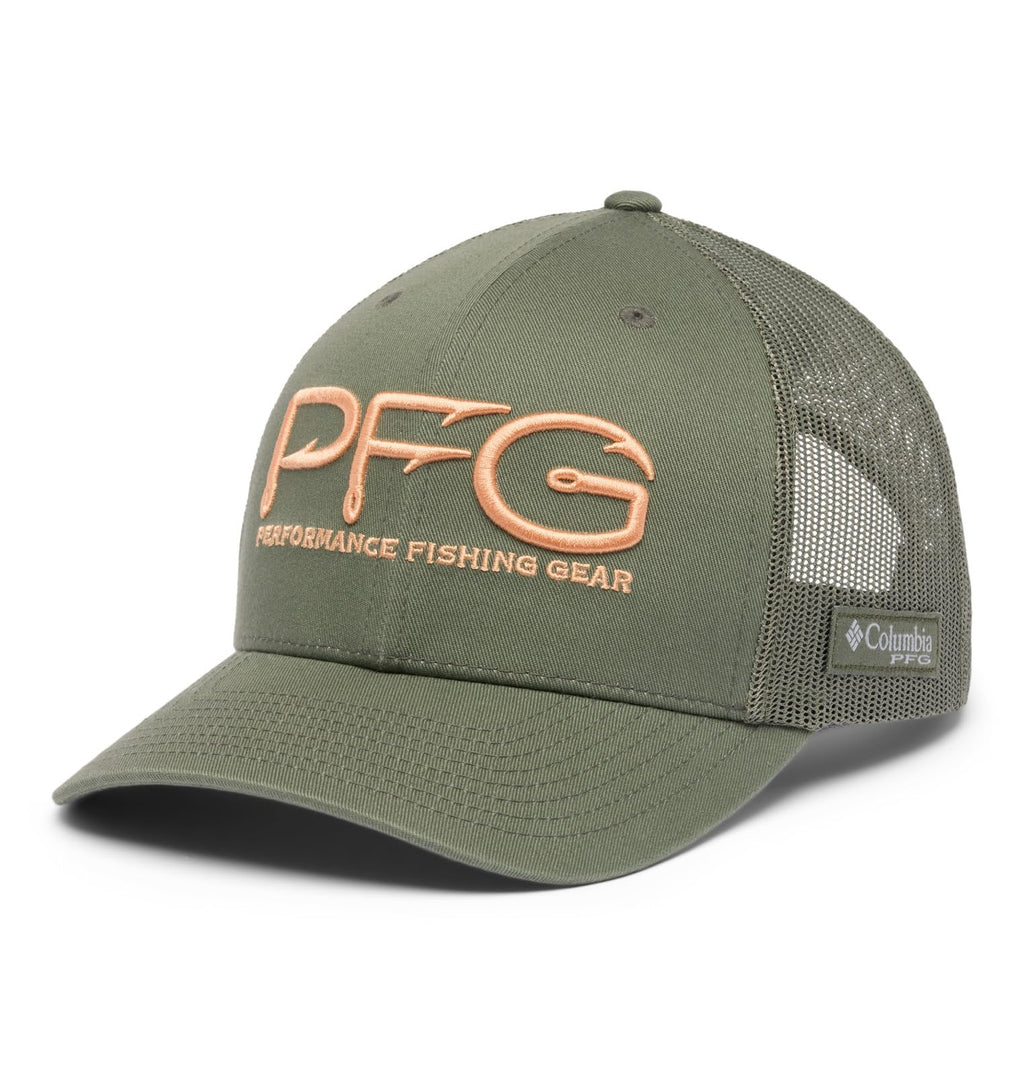 Columbia Unisex PFG Fish Flag Mesh Ball Cap
