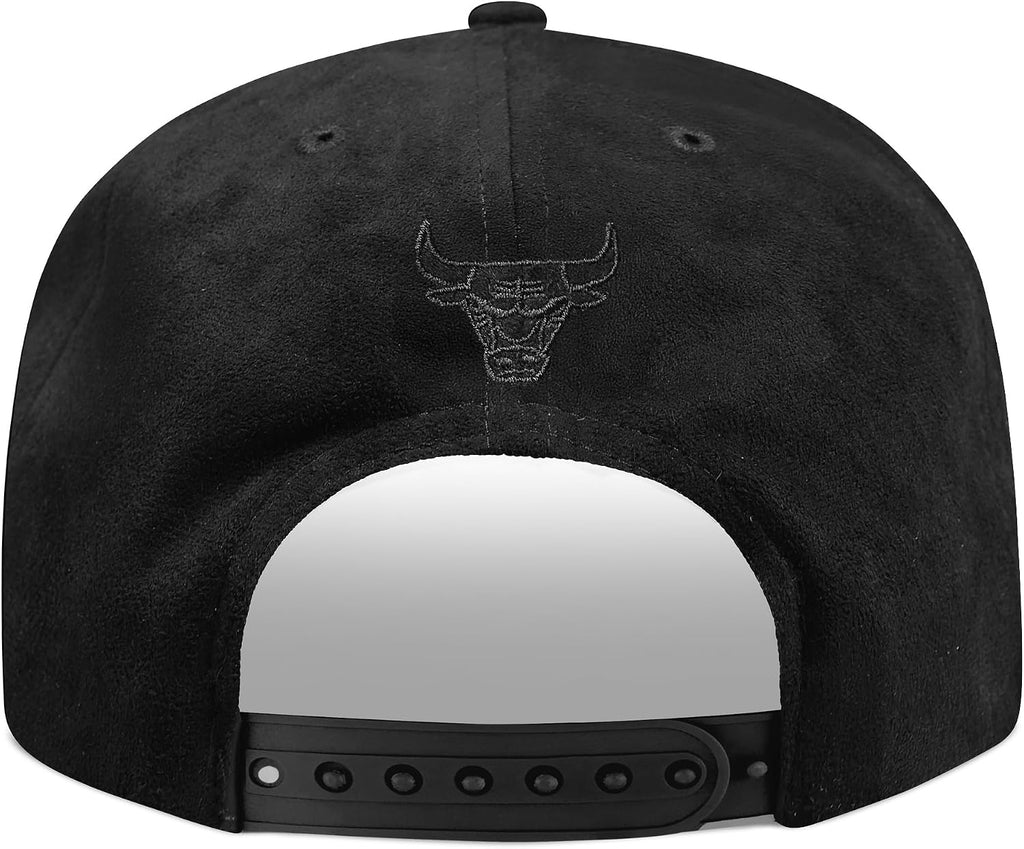 Ultra Game Mens NBA Official Suede Snap Back 3D Embroidered Team Logo Baseball Cap Hat