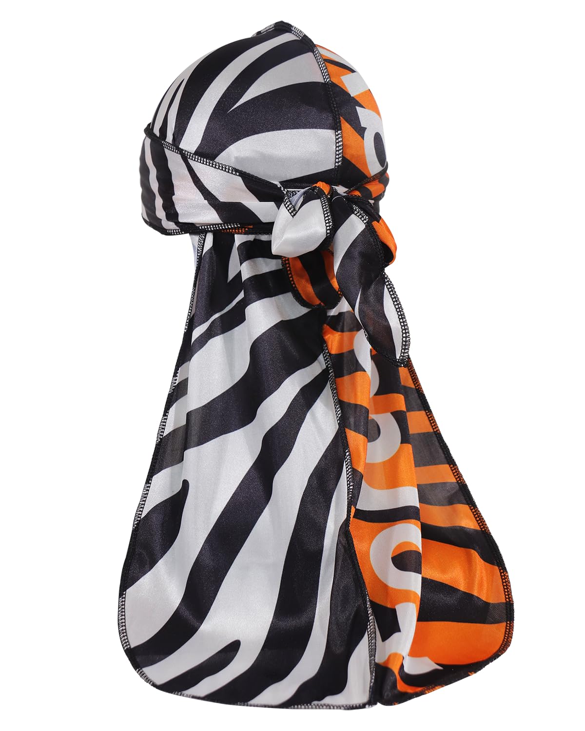 ForceWave Durag for Men Designer for Waves Silky Durag Du rag with Designed Pattern