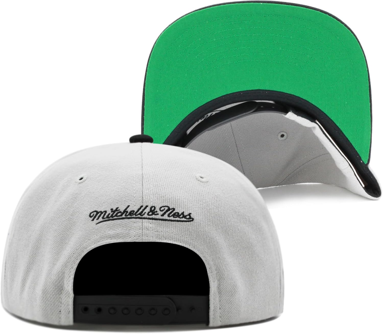 Mitchell & Ness Toronto Blue Jays Cooperstown MLB Away Snapback Hat Cap - Grey/Black
