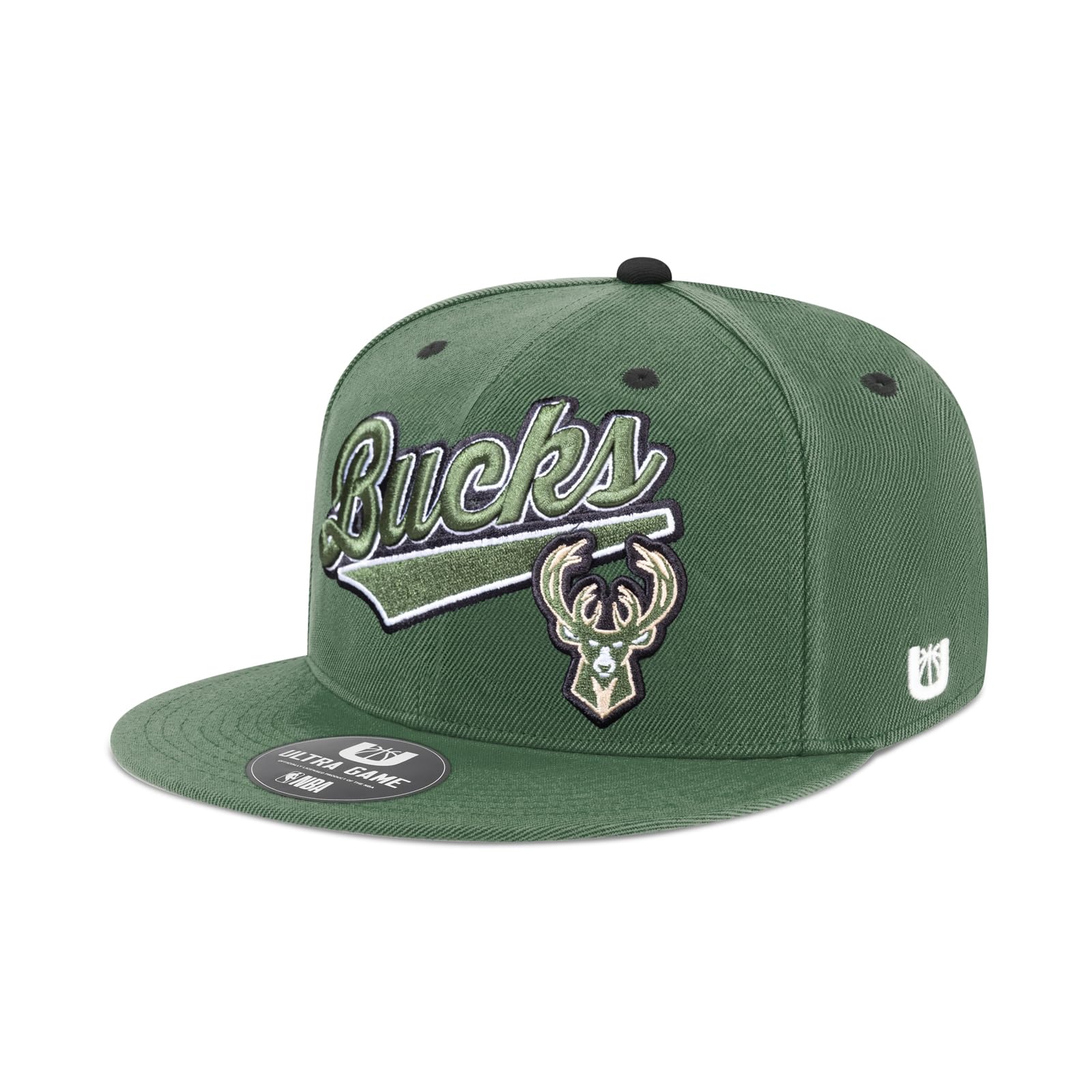 Ultra Game Men’s NBA Official Snap Back 3D Embroidered Team Logo Baseball Cap Hat