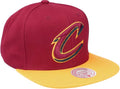 Mitchell & Ness Cleveland Cavaliers Core Basic Snapback Adjustable Hat Cap - Team Colors
