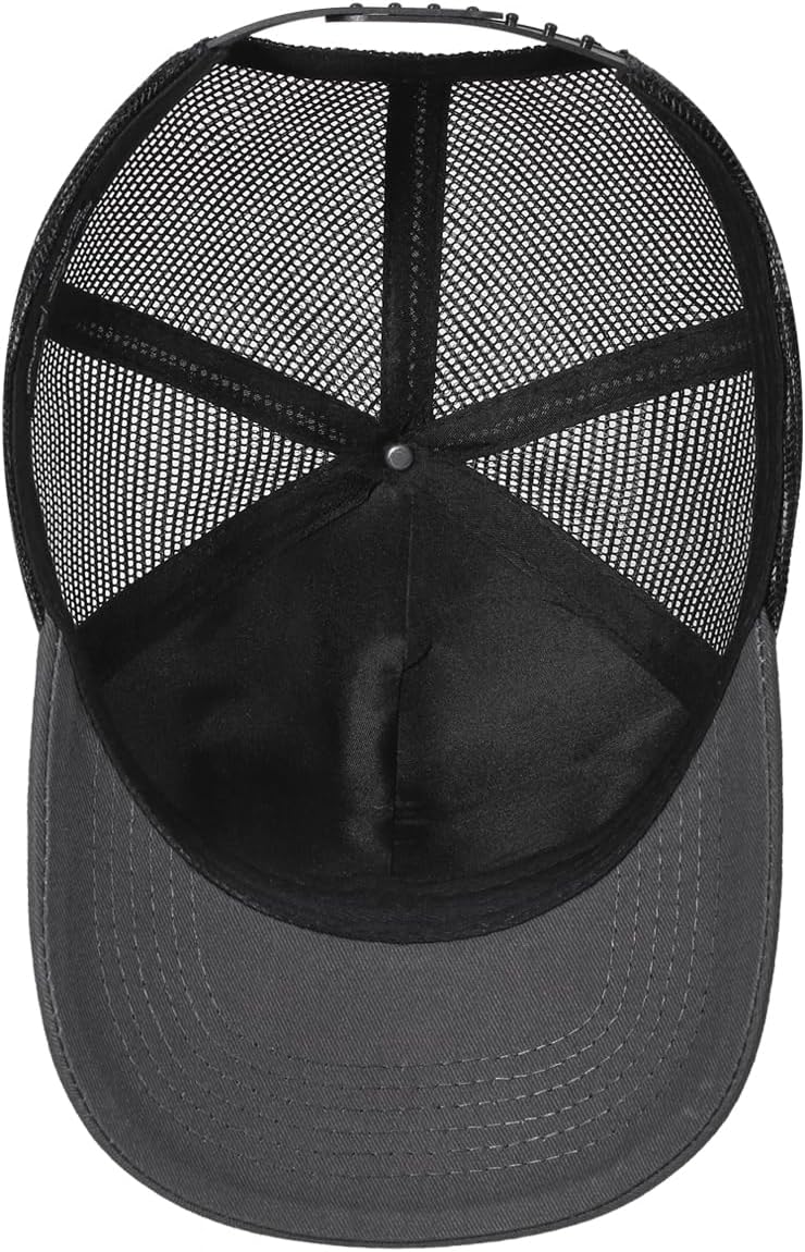 American Flag Trucker Hat - Snapback Hat, Baseball Cap for Men Women - Breathable Mesh Side, Adjustable Fit - for Casual Wear