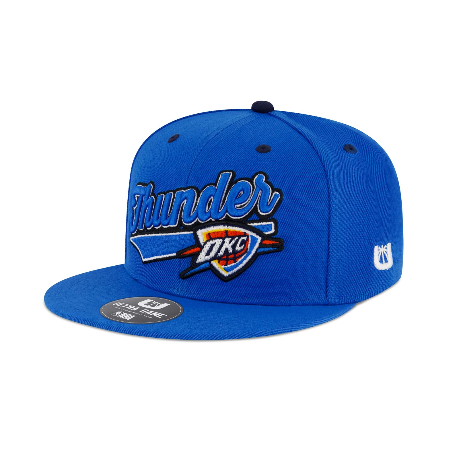Ultra Game Men’s NBA Official Snap Back 3D Embroidered Team Logo Baseball Cap Hat