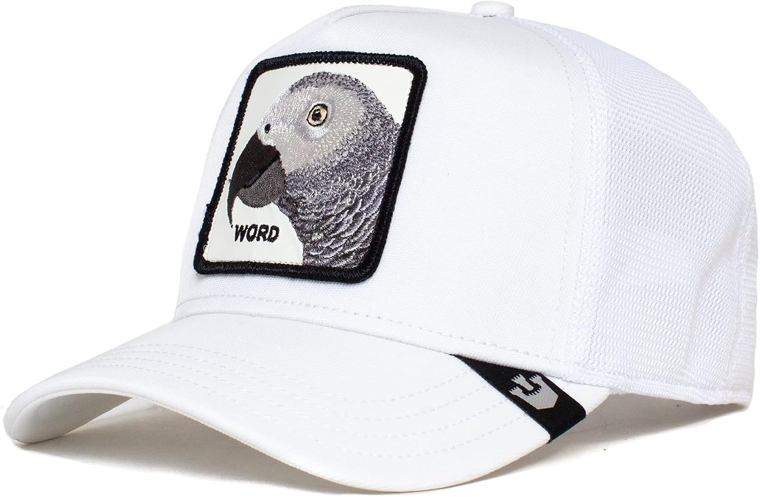 Goorin Bros. The Farm Premium Platinum Series Unisex Trucker Hat, White (Platinum Word), One Size