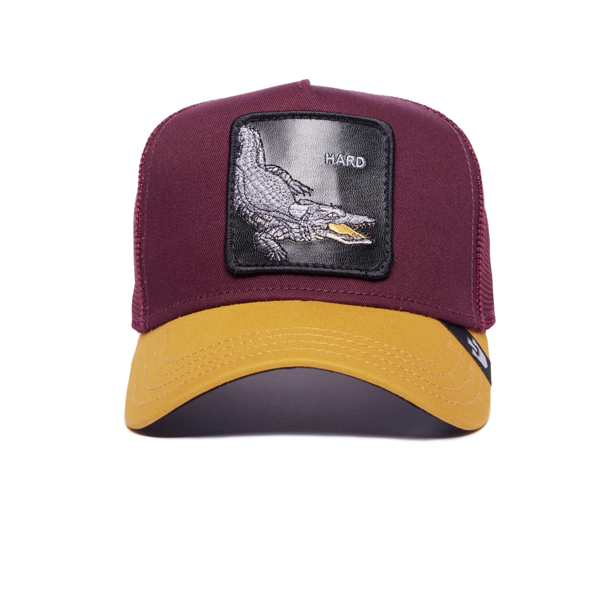 Goorin Bros. Unisex V2 Premium Mesh Adjustable Trucker Hat by The Farm, Scarlet (V2 Alligator), One Size