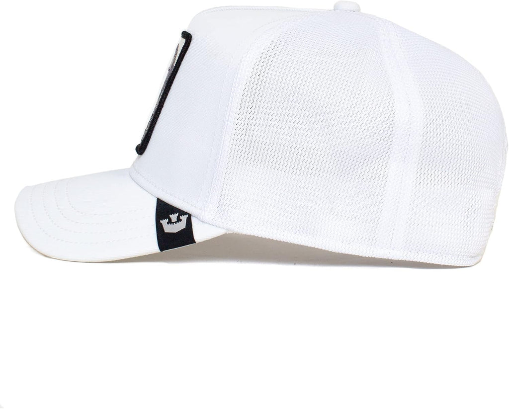 Goorin Bros. The Farm Premium Platinum Series Unisex Trucker Hat, White (Platinum Word), One Size