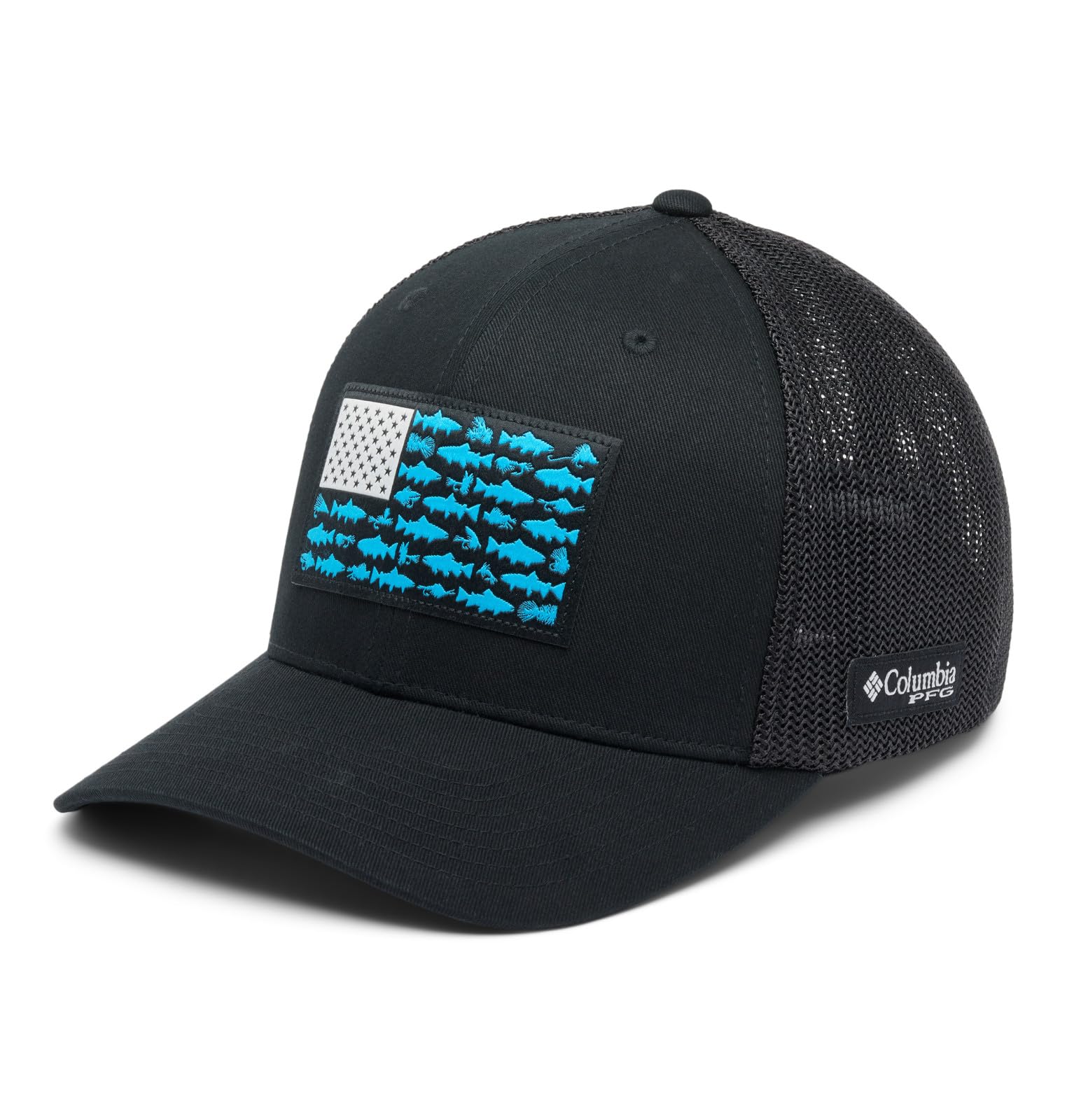 Columbia Unisex PFG Fish Flag Mesh Ball Cap