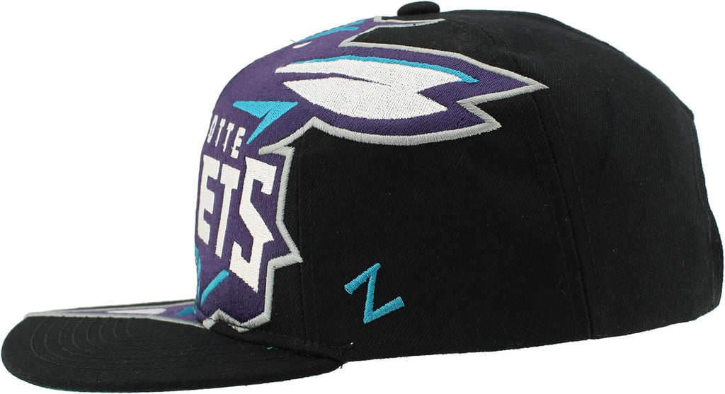 ZHATS NBA Unisex-Adult NBA Officially Licensed Adjustable Snapback Hat Flat Bill Z11 Retro Over The Top