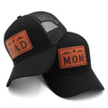 Mom and Dad Hats New Mom Gifts Embroidered Hats for Men Women Adjustable Baseball Cap New Parents Gifts for Couples
