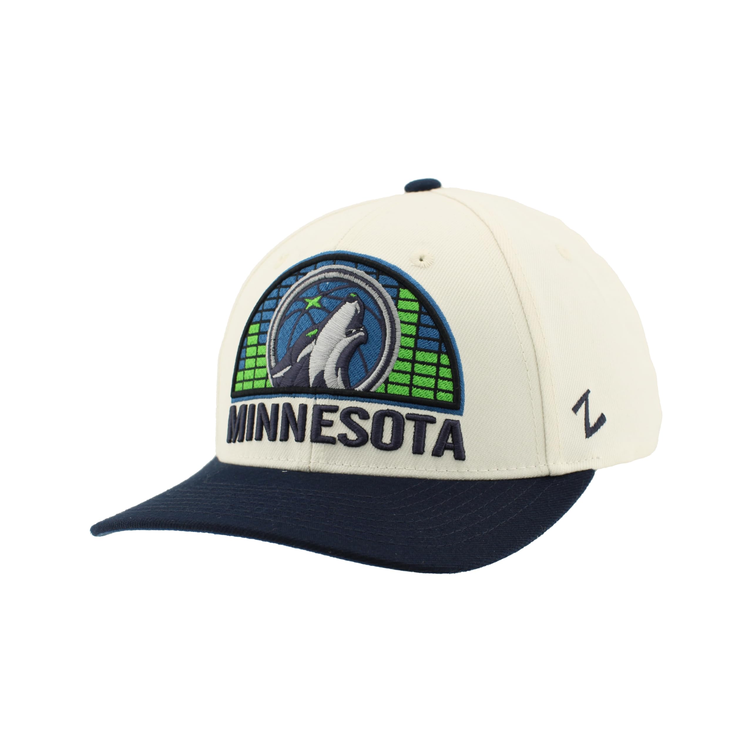 ZHATS NBA Unisex-Adult NBA Officially Licensed Adjustable Snapback Hat Contender Ivory
