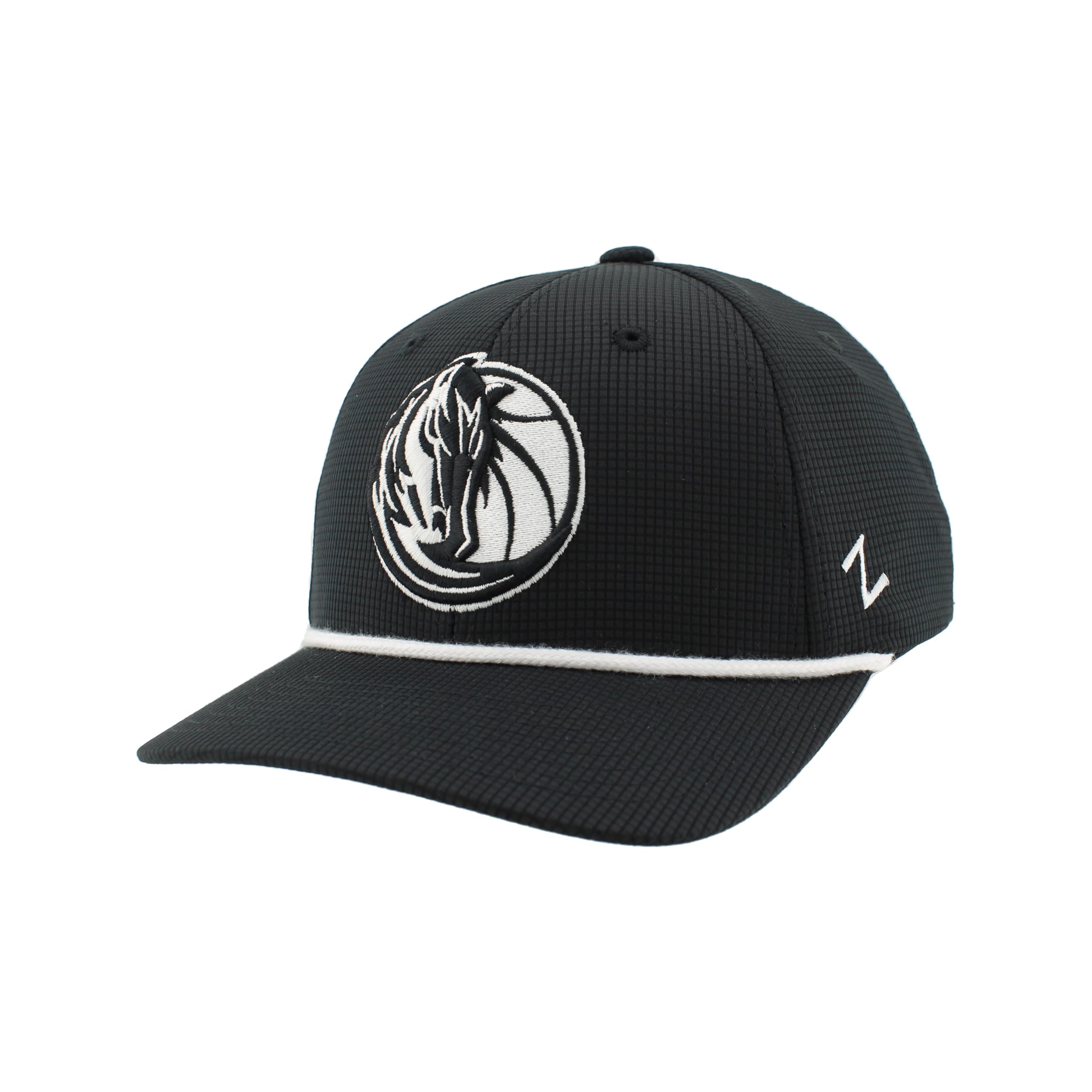 ZHATS NBA Unisex-Adult NBA Officially Licensed Rope Hat Snapback Backspin Contrast Black