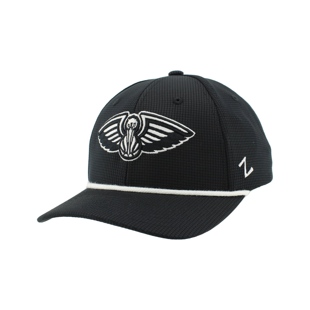 ZHATS NBA Unisex-Adult NBA Officially Licensed Rope Hat Snapback Backspin Contrast Black