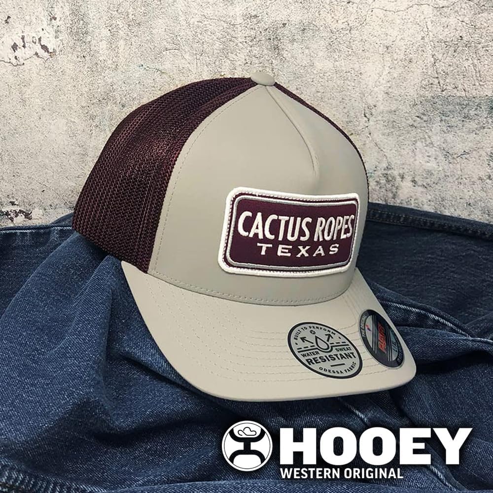 HOOEY Cactus Ropes Flexfit Mesh Back Trucker Hat
