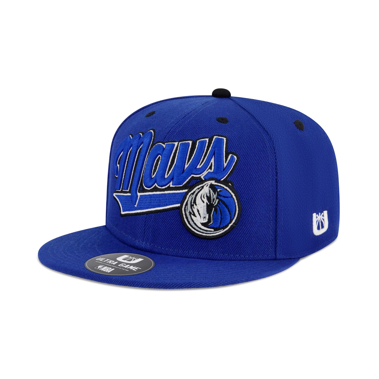Ultra Game Men’s NBA Official Snap Back 3D Embroidered Team Logo Baseball Cap Hat