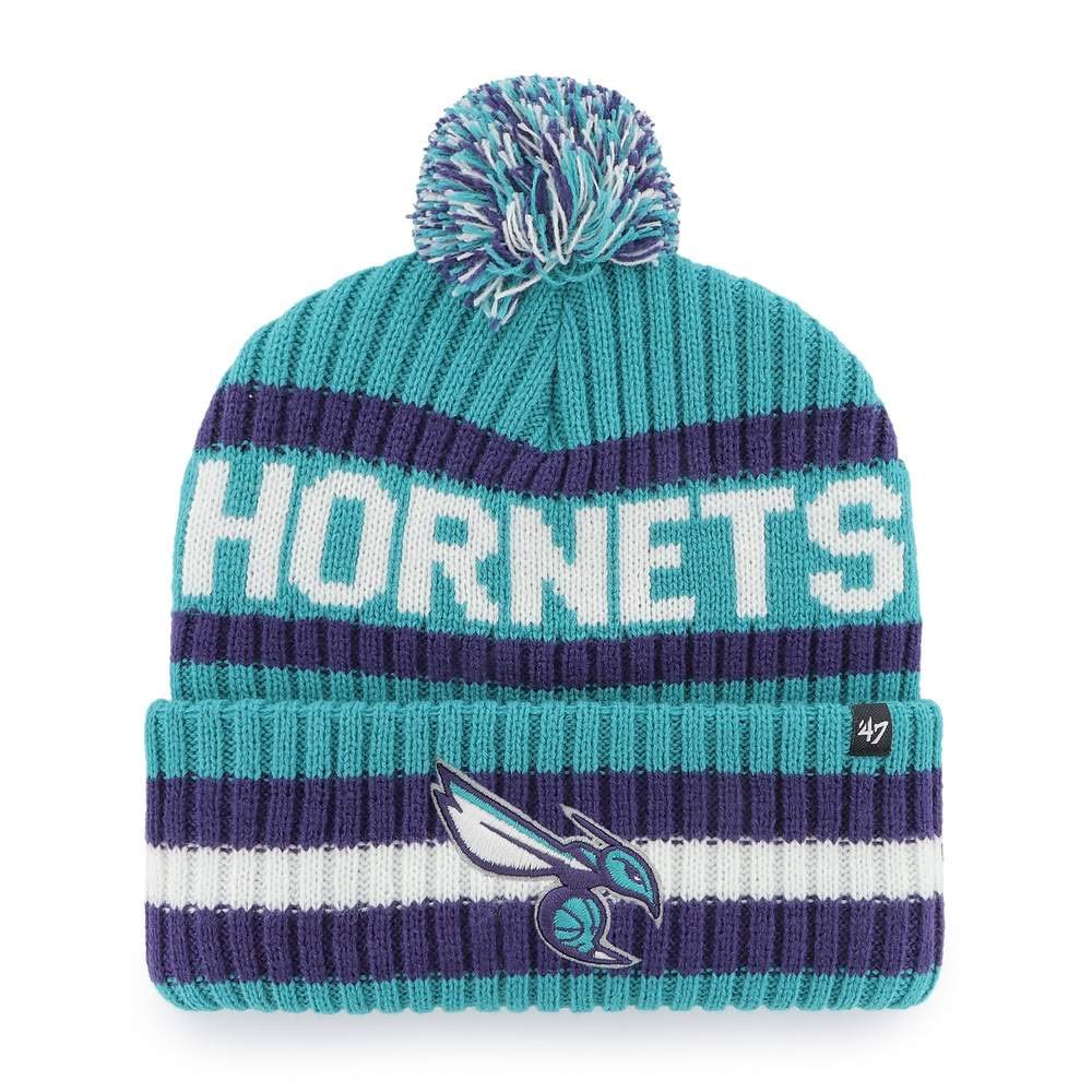 47 NHL Unisex-Adult Team Color Officially Licensed Primary Logo Bering Sport Knit Cuffed Pom Beanie Cold Weather Hat