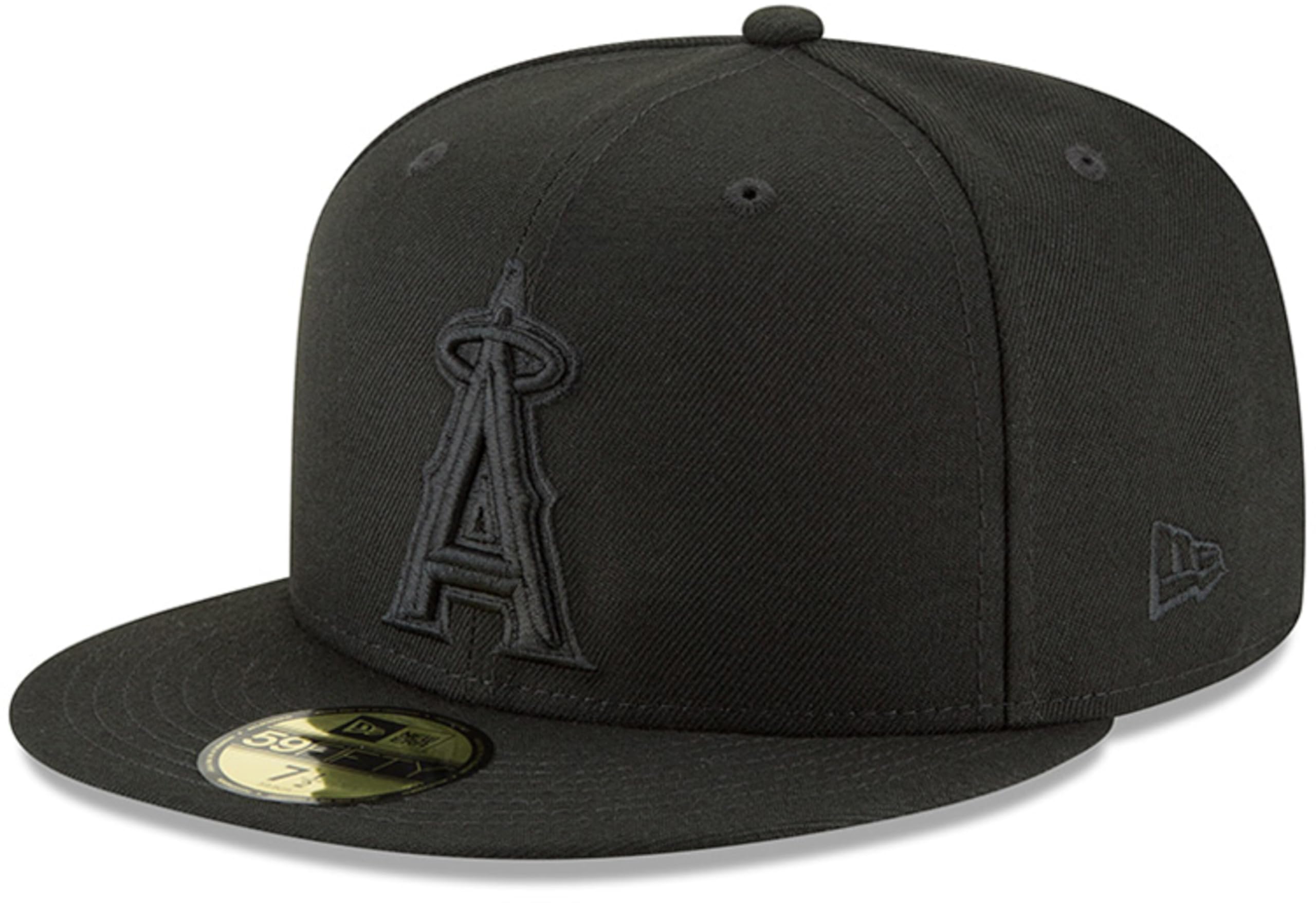 New Era MLB 9FIFTY Black Black Primary Logo Team Adjustable Snapback Hat Cap