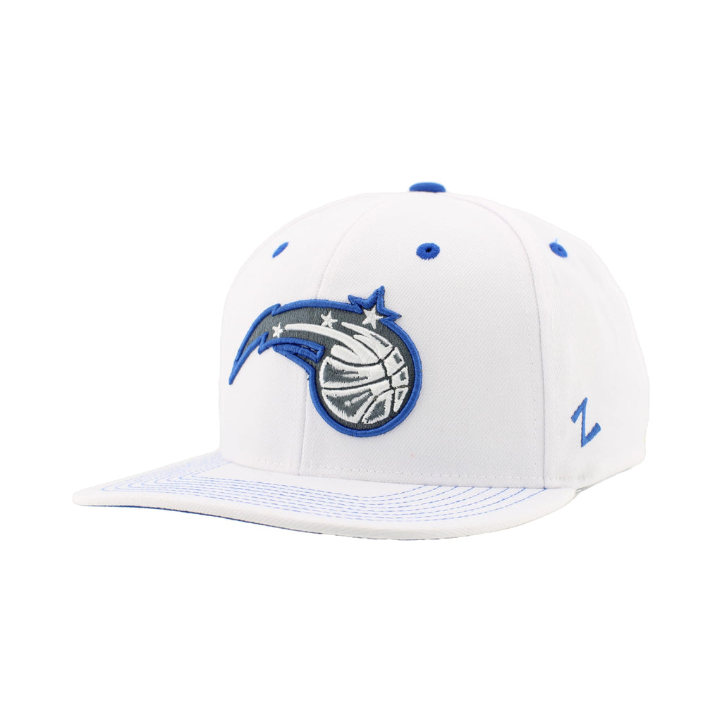 ZHATS NBA Unisex-Adult NBA Officially Licensed Adjustable Snapback Hat Flat Bill Z11 Pop White